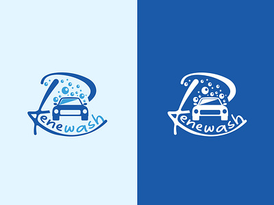 Car Wash - Logo Design branding car wash graphic design logo design marketing mobile app typography vector