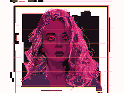 Glitch Vector Portrait