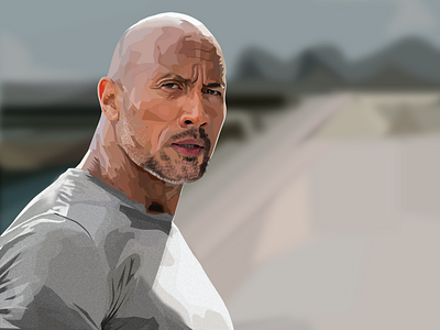 Dwayne Johnson Realistic Vector Portrait actor adobe illustrator flat hollywood illustration illustration art movie portrait portrait art portrait illustration portrait painting portraits sports the rock vector vector art vector illustration vectorart wrestler