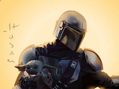 The Mandalorian and Baby Yoda