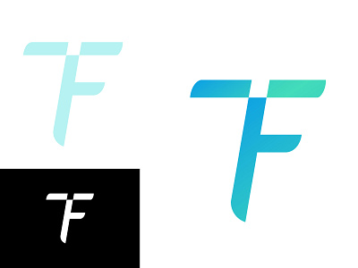 TF Logo adobe illustrator brandmark design gradient logo icon logo logo buy logo design logo for sale minimal logo tech logo vector