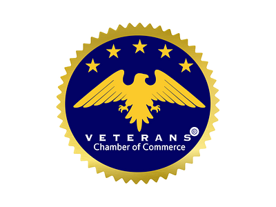 Veterans Chamber of Commerce Logo branding chamber cheap commerce hd lettermark logo logotype minimal redesign refine vet veterans wordmark