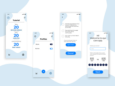 eye care app- part 2 app app design app ui application application design application ui design eye eye care mobile mobile app mobile app design mobile design mobile ui ui ux