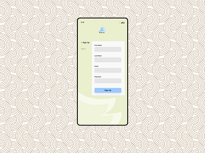Daily UI :: 001 / Sign up UI design