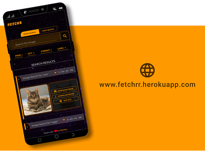 Fetchr App interaction design interface design ui design visual design web application design