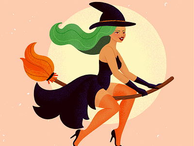 Witch halloween illustration vector vector illustration witch