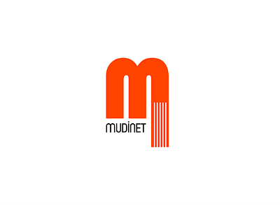 Mudinet ethernet logo logo design logodesign m net network orange orange logo oranges