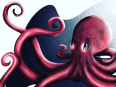 Octopus animation art design icon illustration illustration art illustrator logo octopus sea type typography ui ux vector