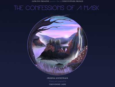 The Confessions of a Mask Cover Art. art branding coverart design digital illustration digital painting environment graphic design illustration illustration art illustrator painting photoshop procreate typography