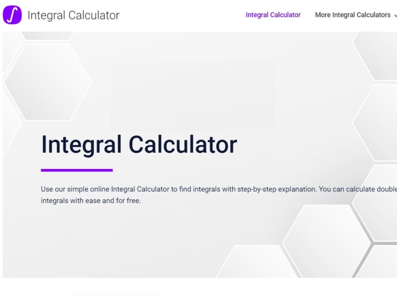 Integral Calculator By Kerry On Dribbble