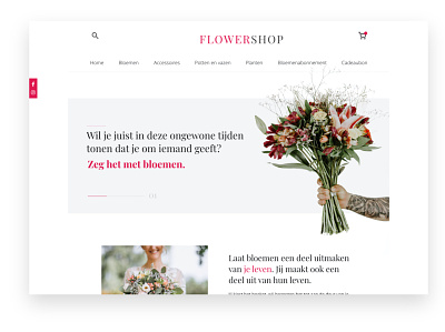 Flowershop color colorful design flower flowers logo shopify web webdesig webshop