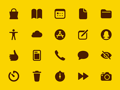 Essential Glyphs bold free glyphs icons pack sketch solid svg