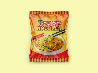 Yumsey Noodles Label Design label label design label packaging labels package package design packagedesign packaging packaging design product