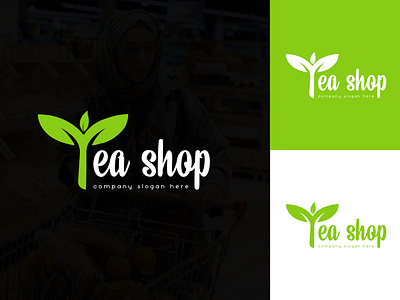 Tea shop logo design / e-Commerce logo design