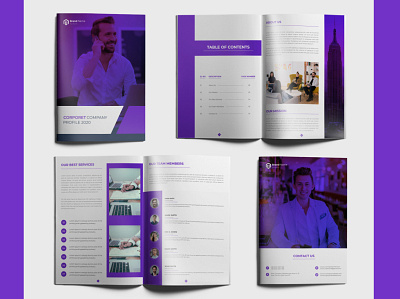 Creative Company Profile Brochure design branding branding23 brochure design brochure template company branding company page company profile company profile design company templates corporate design graphic design logo template ui ux