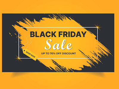 Black Friday Sale Banner Design