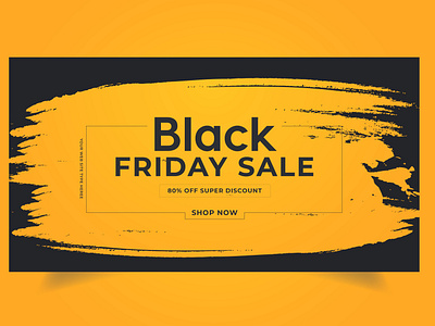 Black Friday Sale Banner Design banner design blackfriday brand design brand identity branding business clean corporate design logo logodesign marketing saledesign social media design template