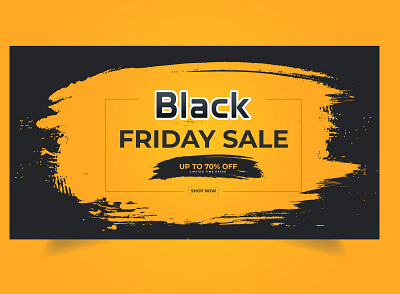 Black Friday Sale Banner Design blackfriday brand identity branding clean corporate creative design logodesign marketing megasale print ready salebanner social media design template