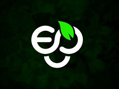 EG Natural Logo Design brand design brand identity branding design branding designer green leaf logo logodesign logotype modern natural logo nature logo tree logo