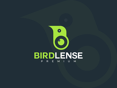 Bird Lense logo design