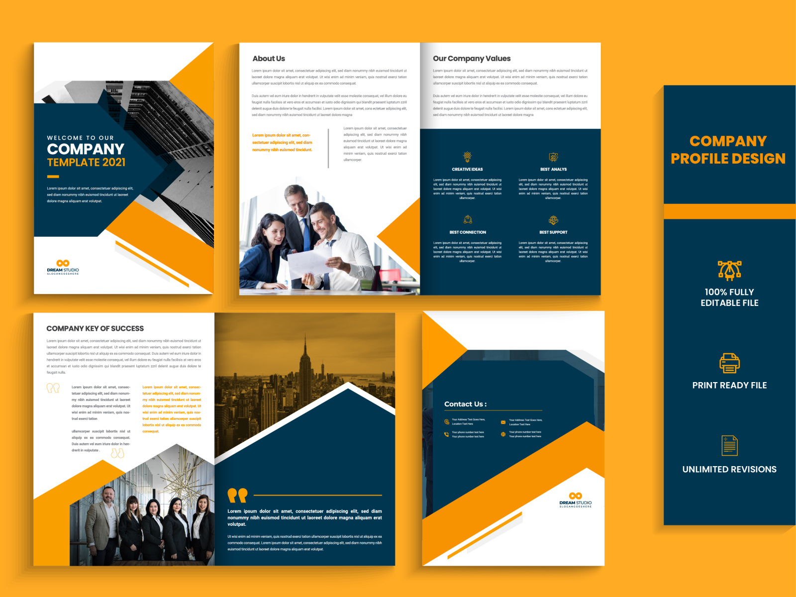 Company Profile Business Proposal Magazine Design By Al Amin On 