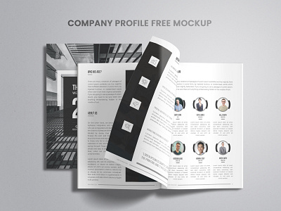 Company Profile Free Mockup I Proposal Free Mockup