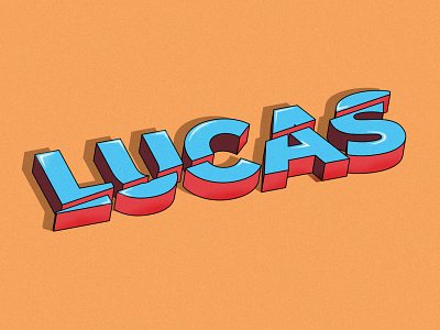 3D Logo - Lucas Vernizeau branding design identity illustration illustrator logo logodesign logotype photoshop webdesigner