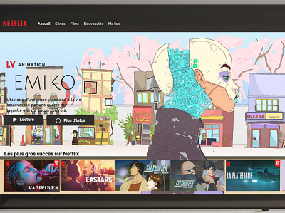 Emiko - Animation design illustration illustrator motion design photoshop webdesigner