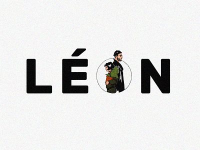 Léon - movie logo branding design identity illustration illustrator logo logodesign logotype photoshop webdesigner