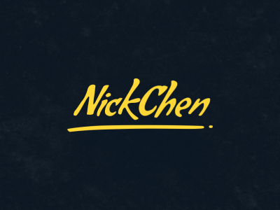 Animated Logotype animated chen gif logo nick type