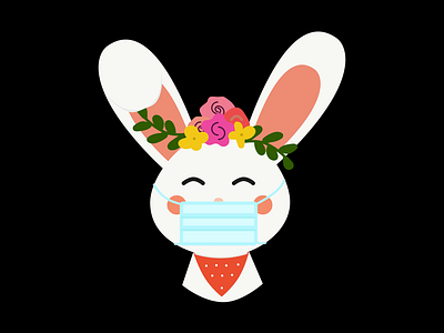 Spring Rabbit 2020 illustration rabbit spring vector