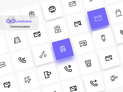 Free Communication and Network Icons