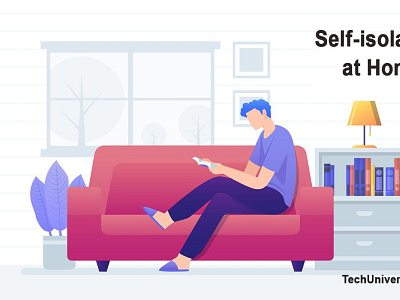 Self isolation banner banner blog design blogger blogging post