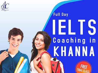 Graphic design for Best IELTS Institute in Khanna ABC