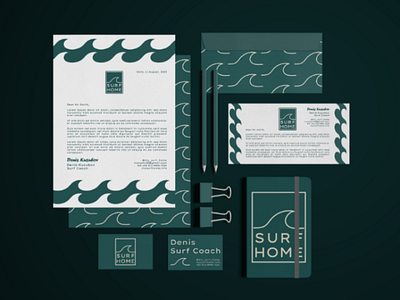 Brand Identity & Stationary Design for Surf Camp