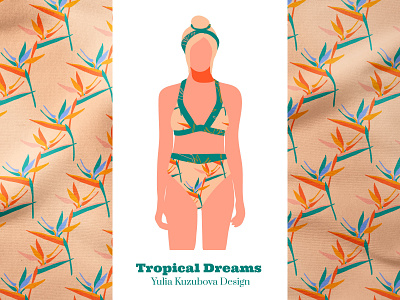 Windy Jungle Print
Triangle Bikini Top& High Waist Cheeky Bikini