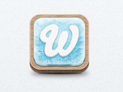 Wintrr Icon 3.0 app blue ice icon ios winter wintrr