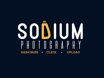 Sodium Photography branding design illustration logo minimal photography sodium
