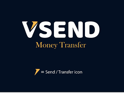 Vsend branding design illustration logo logos minimal money moneytransfer transfer v vector vlogo vsend