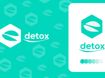 Detox Tea logo app app design branding design icon illustrator logo logodesign minimal typography vector