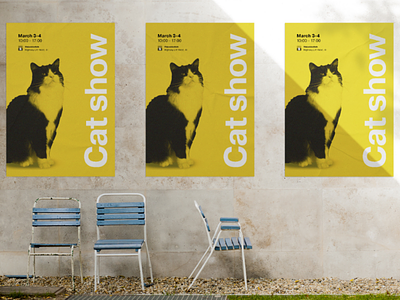 Cat show poster poster layout cats