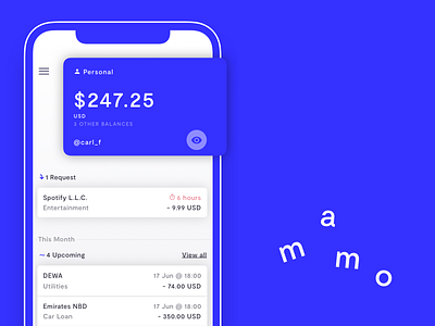 iOS Concept app banking blockchain finance ios personal finance