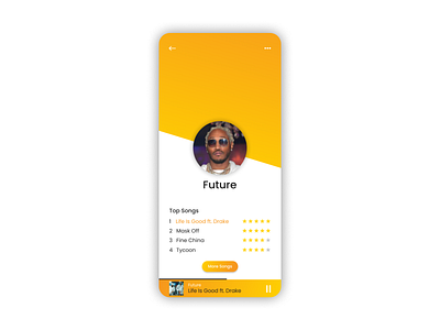 #DailyUI 009 branding daily ui design future illustration logo music music player music player ui ui ui design uidesign uiux user interface ux webdesign