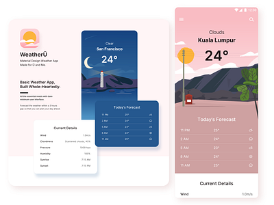 Weather app in progress app design dailyui design illustration material design ui vector weather web design