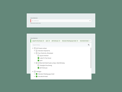 Searching Tree Structure component dropdown form component form field tree grid tree structure ui ui design uiux web web ui