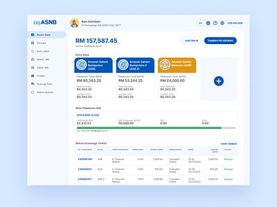 myASNB Portal Home Redesign