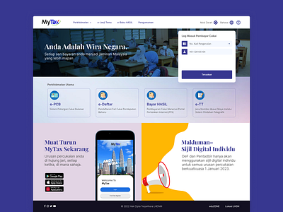 MyTax LHDN Malaysia Redesign