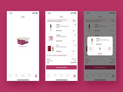 Hermo Cart Item UI cart design ui user interface ux