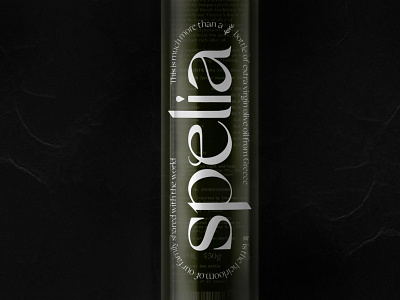 Spelia Extra Virgin Olive Oil design grandslang graphicdesign inspiration label logo packaging sdg sdgathens specterdesigngroup typography