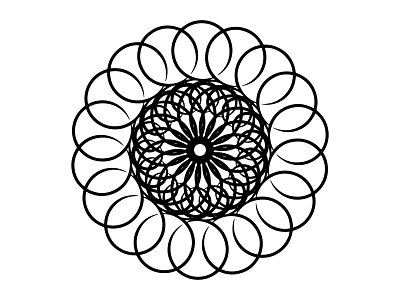 Mandala design abstract arabian art craft design flower ornament